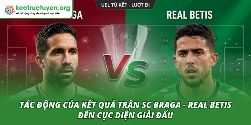 Kết quả bóng đá SC Braga - Real Betis 09/04: Bản lĩnh Iberia Tác động của kết quả trận SC Braga - Real Betis 09/04 đến cục diễn giải đấu
