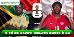 Kết quả bóng đá Nam Phi - Canada 29/06: Eustaquio tỏa sáng Kết quả bóng đá Nam Phi - Canada 29/06